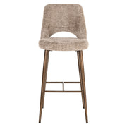 Élise Bar Stool in Natural Upholstery