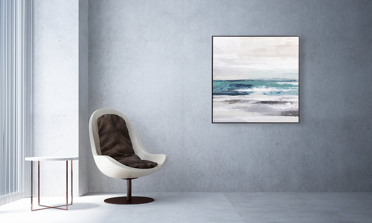 Blue Berkeley Design  oil on canvas