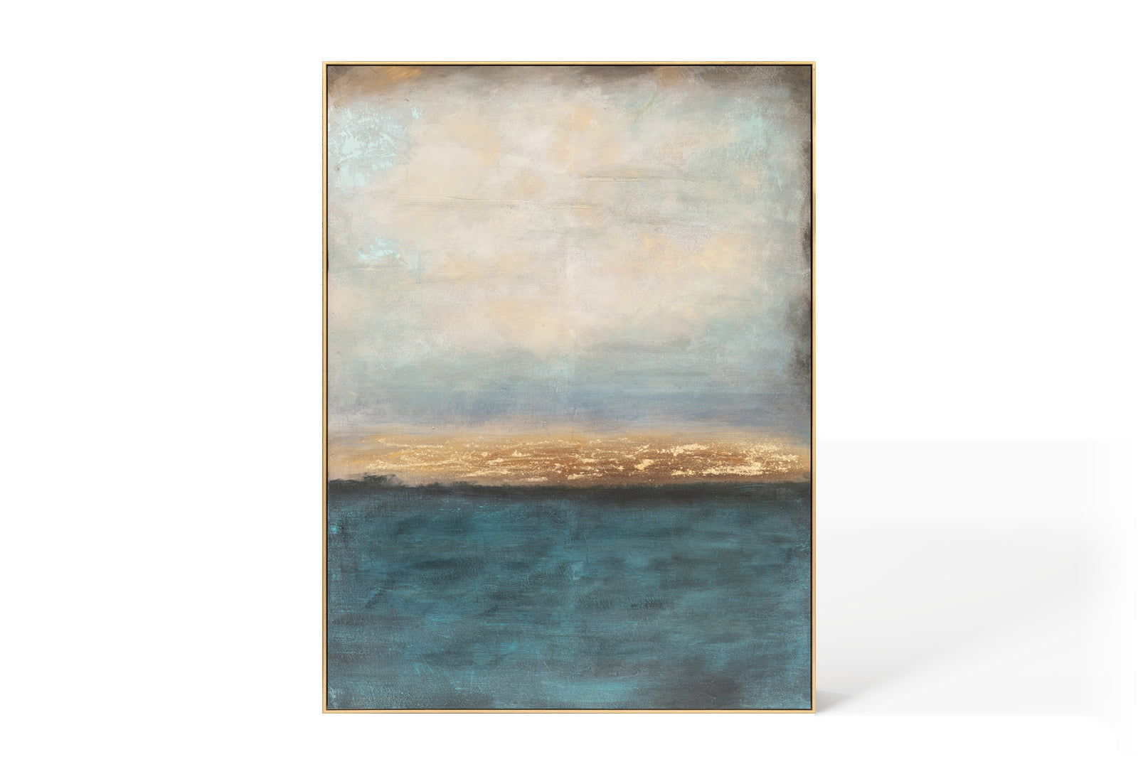 Blue and gold oil on canvas Berkeley Designs