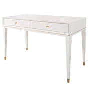 Belgravia Dressing Table White and Brsas