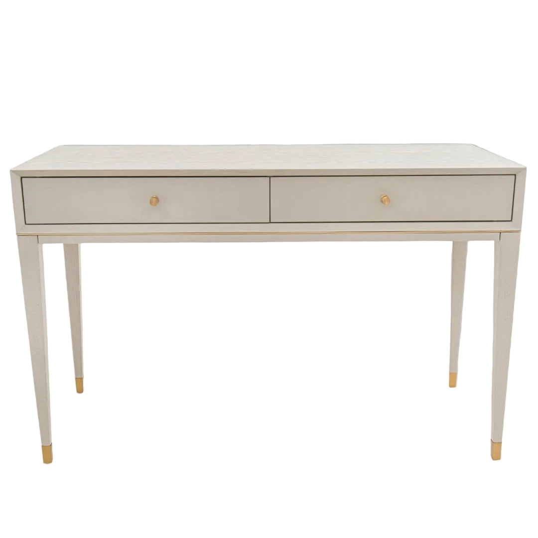 Stone two drawer dressing table