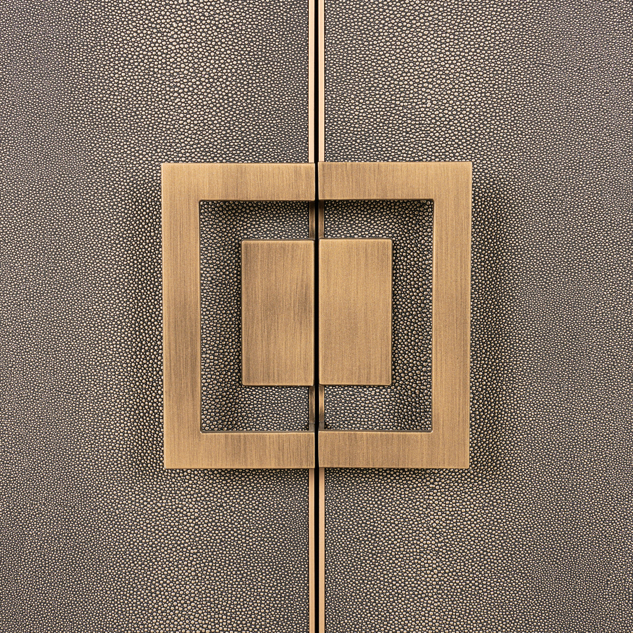 Shagreen Sideboards with  Brass handles 