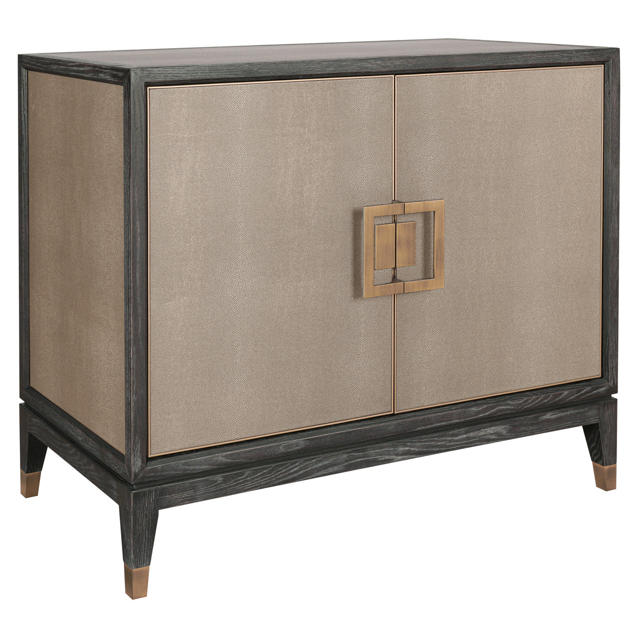 Shagreen Sideboards with  Brass handles 