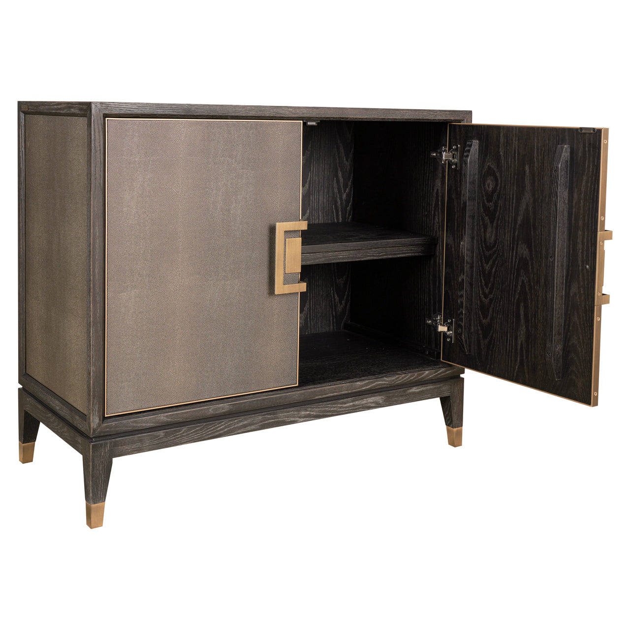Shagreen Sideboards with  Brass handles 