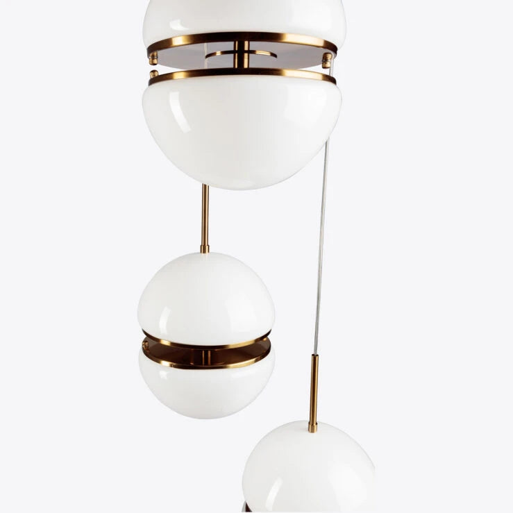 White Cluster Pendant Pure White Lines