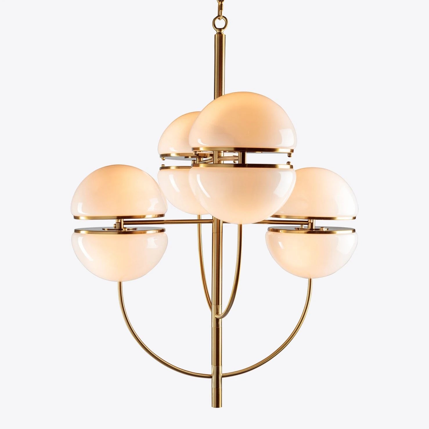 Bistro Group pendant light white and brass
