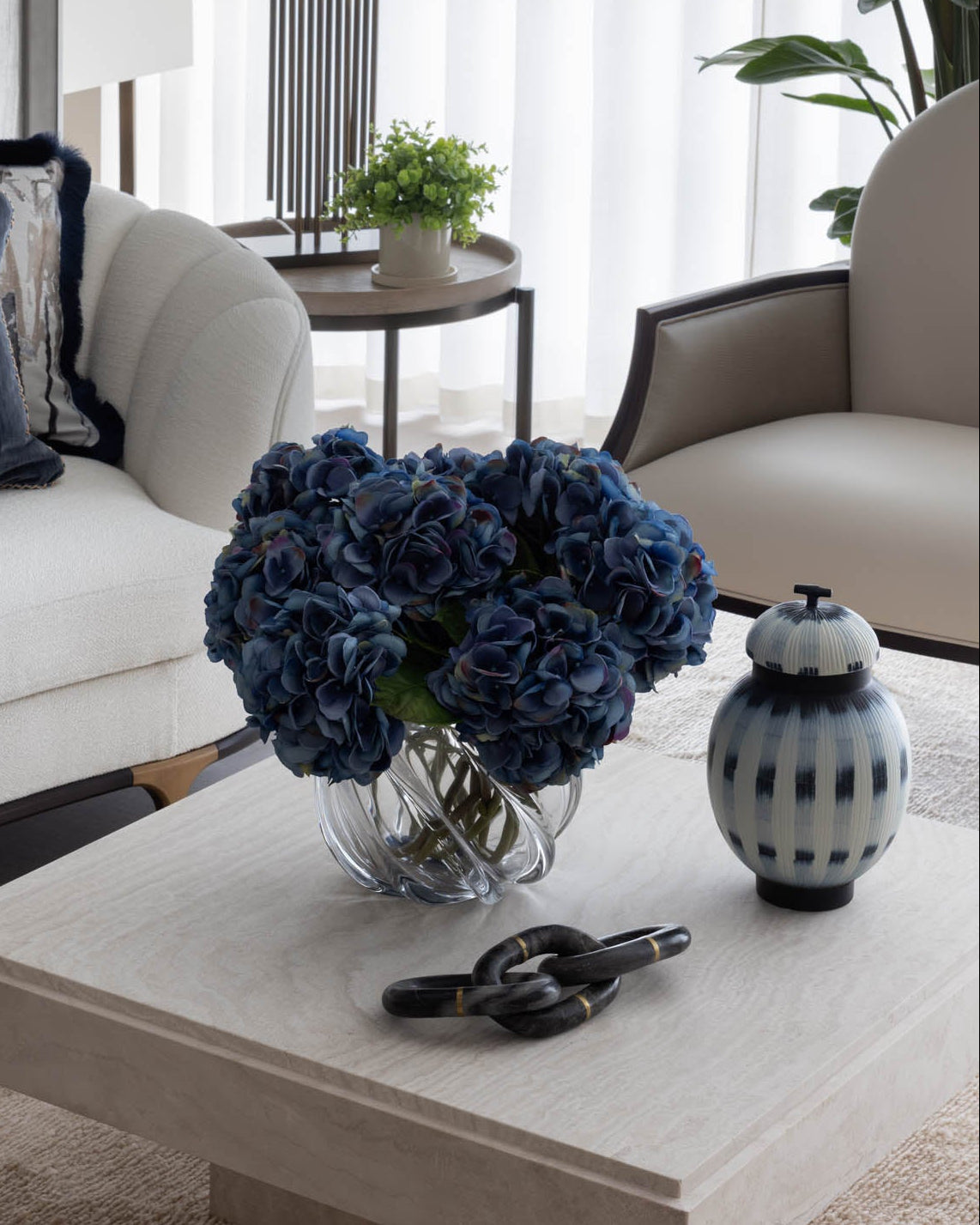 Blue Real Feel Hydrangea Stems