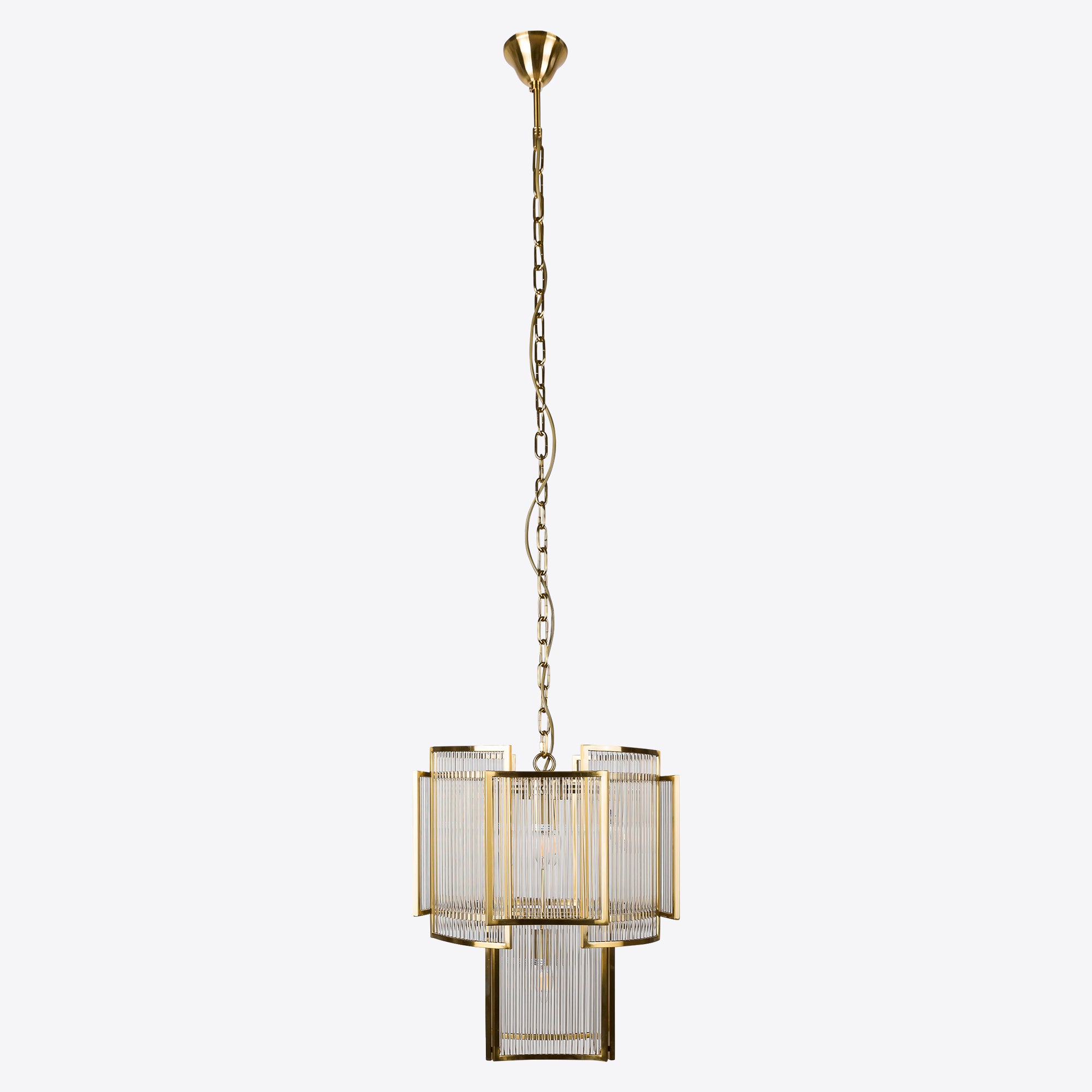 Brass Monte Carlo Piccolo Chandelier