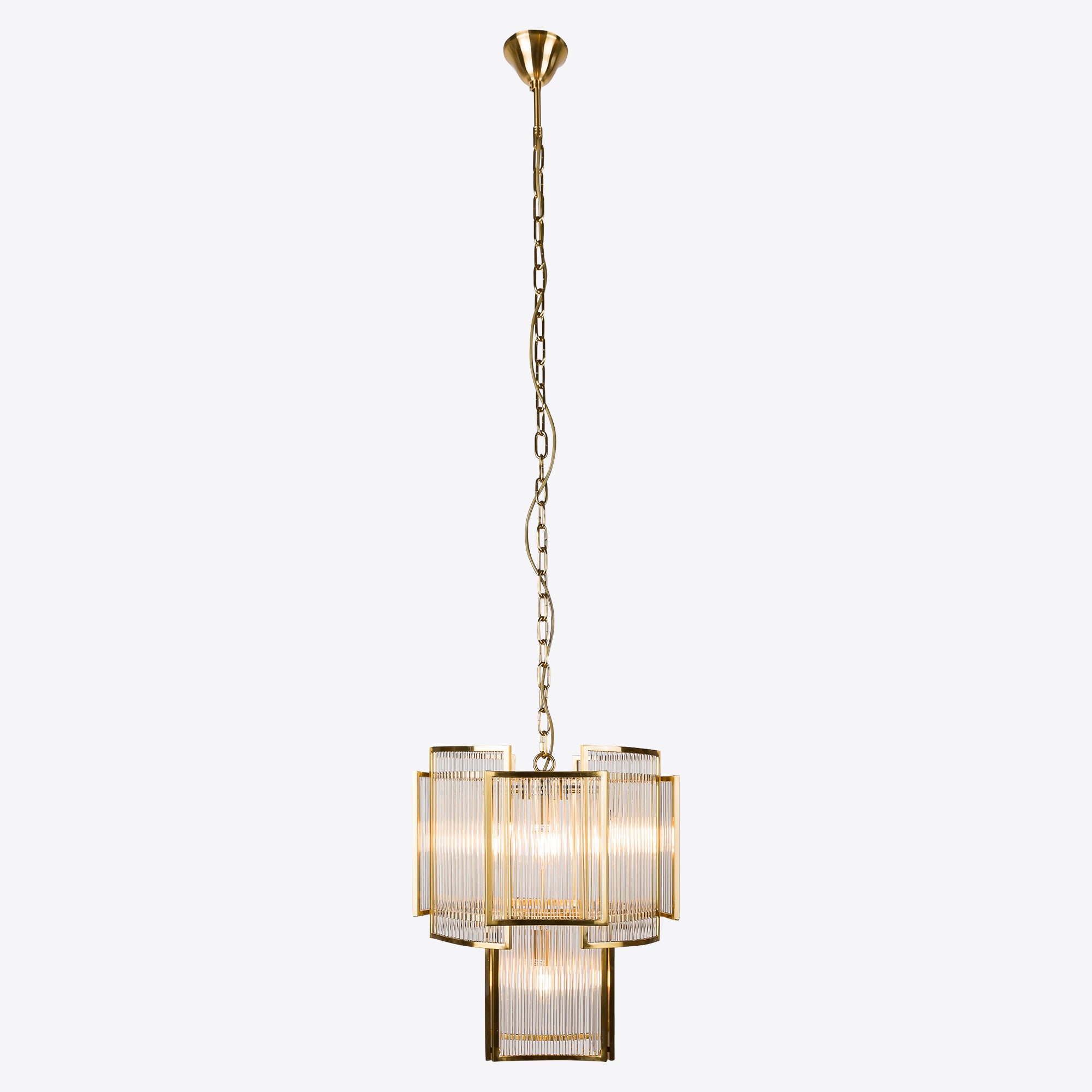 Brass Monte Carlo Piccolo Chandelier