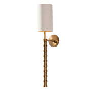 Brenta Brass and Opal Wall Light