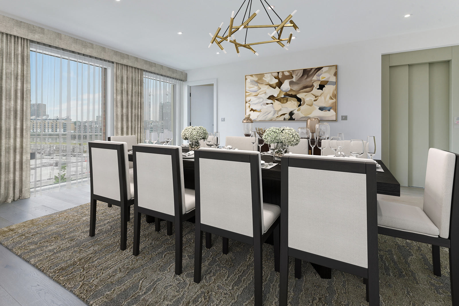 Dark_Brown_oak_veneer_10_seater_dining_table