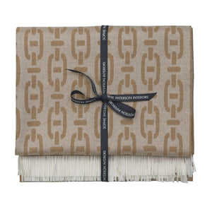 Burlington Throw Tan Andrew Martin 