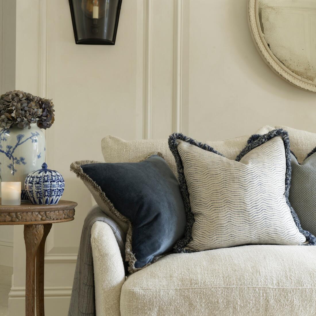 Canalasso Denim Cushion Andrew Martin 