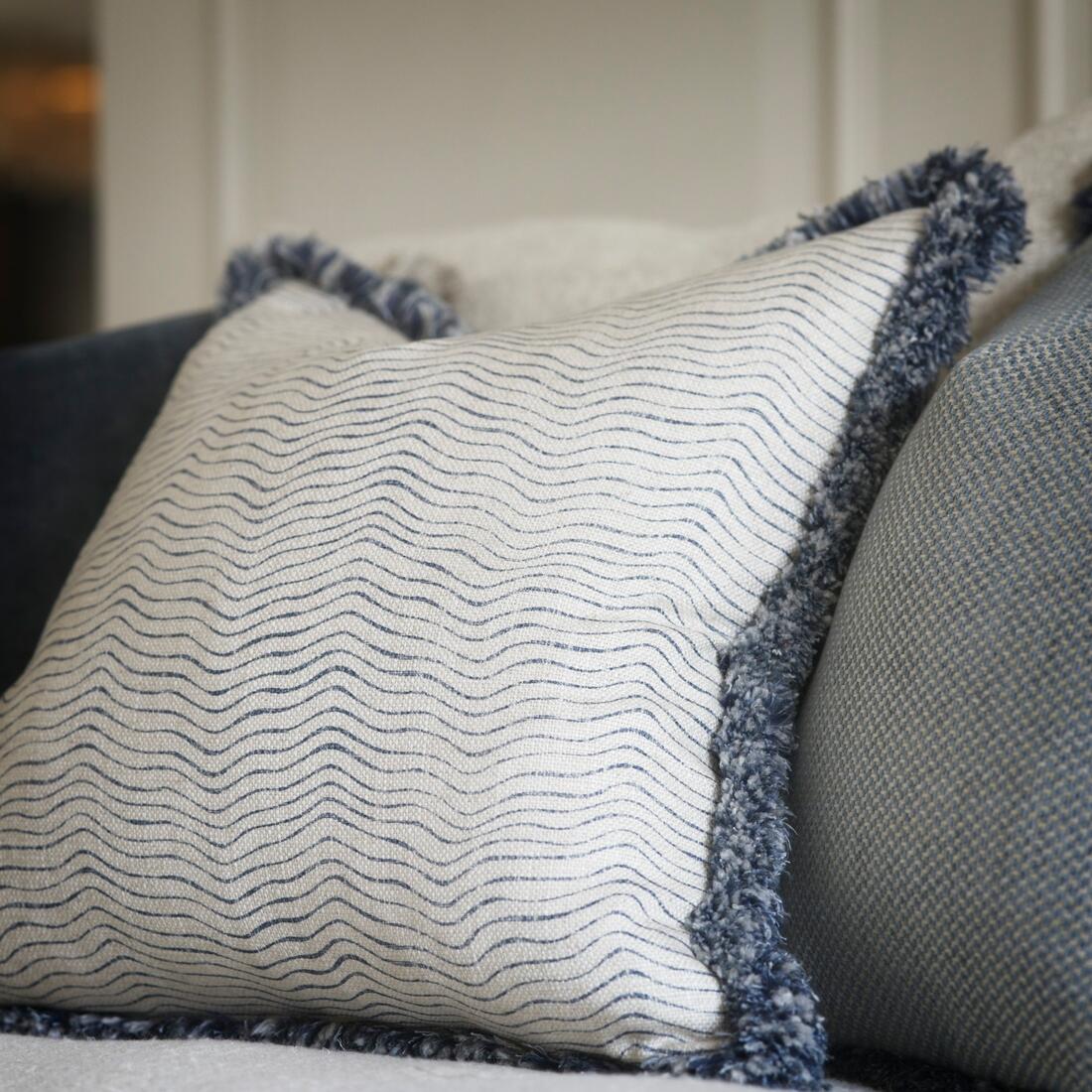 Canalasso Denim Cushion Andrew Martin 