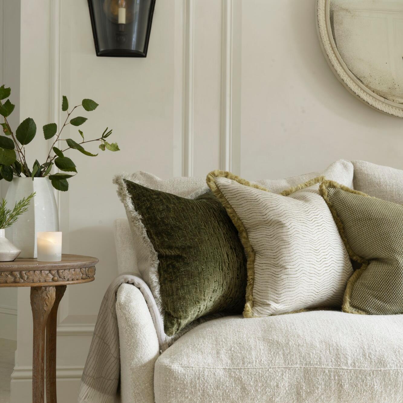 Canale Throw Ivory Andrew Martin