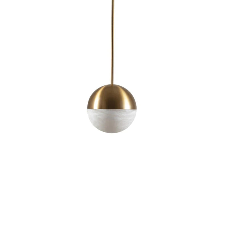 Ceres Pendant Light Gold and Alabaster
