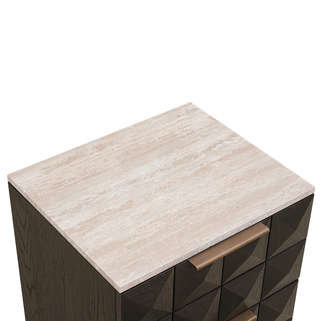 Claremont Bedside Table in Brown Wood
