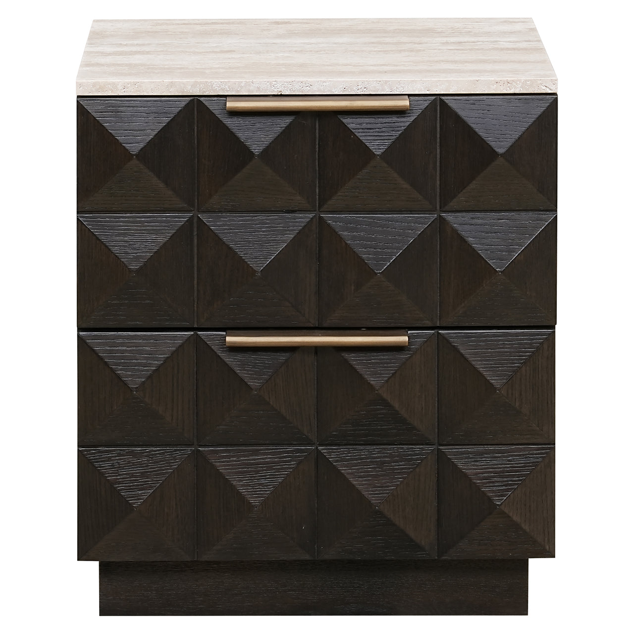 Claremont Bedside Table in Brown Wood