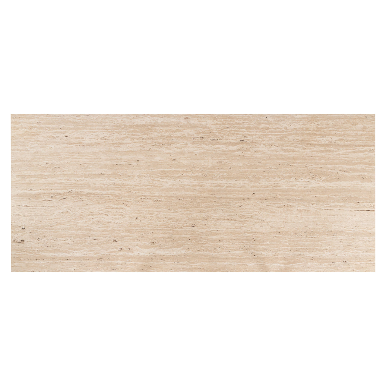 Luxury dining table with marble effect top and dark wood pedestal