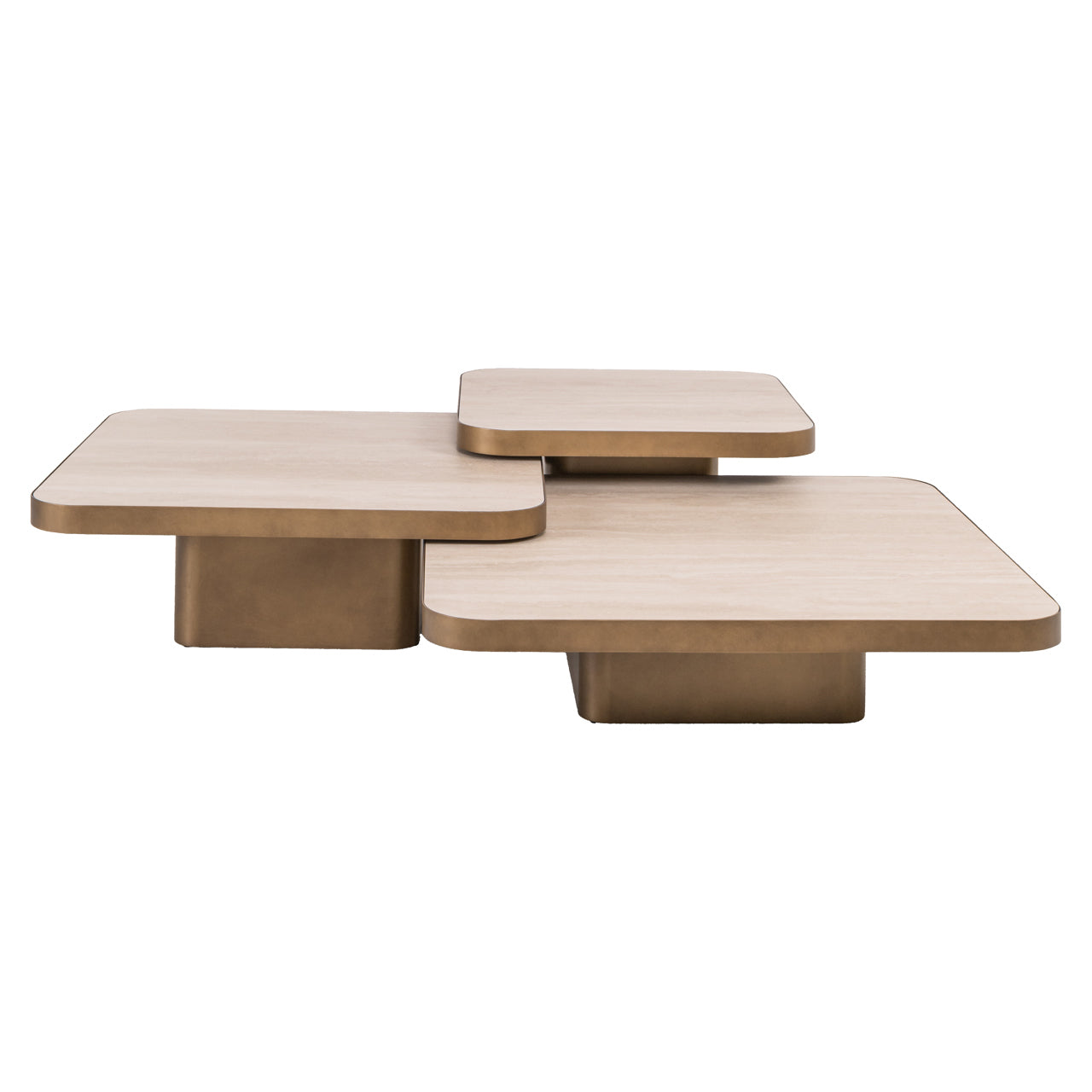 Cloudmere Coffee Table Trio in Beige