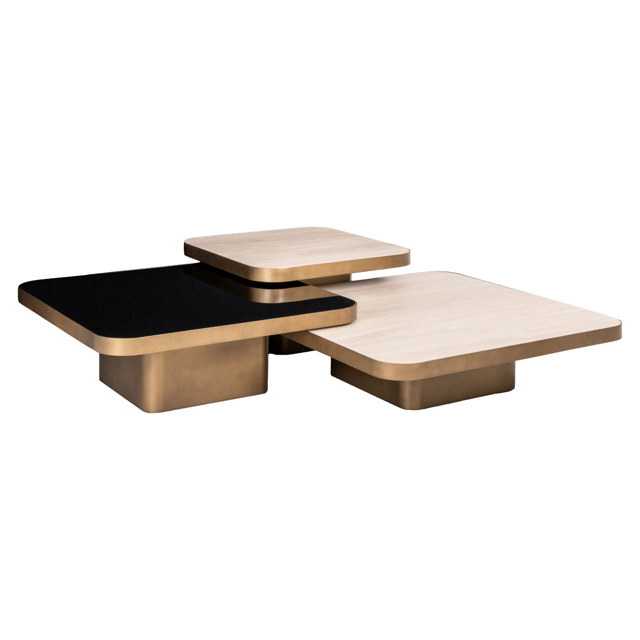 Cloudmere Coffee Table Trio in Beige