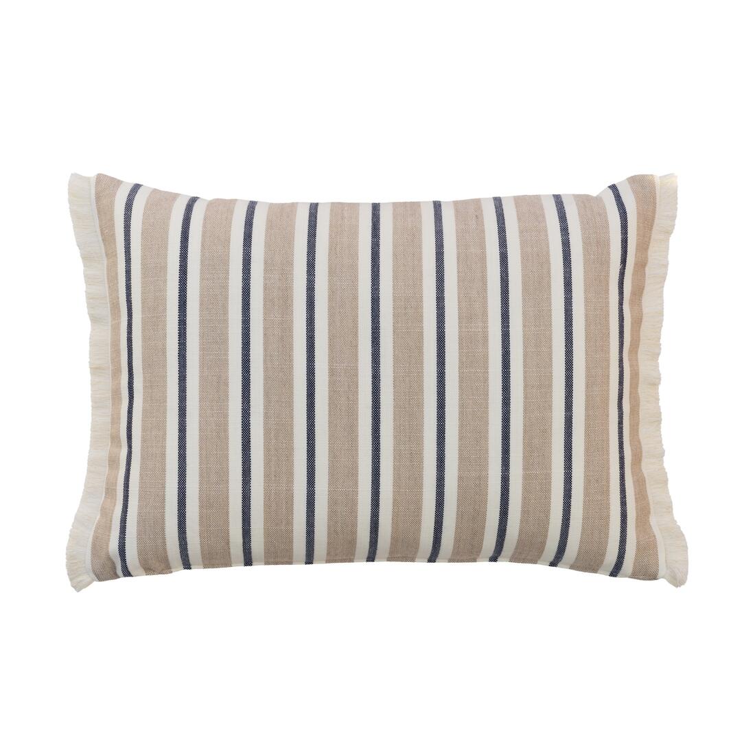 Coast Sand & Navy Cushion