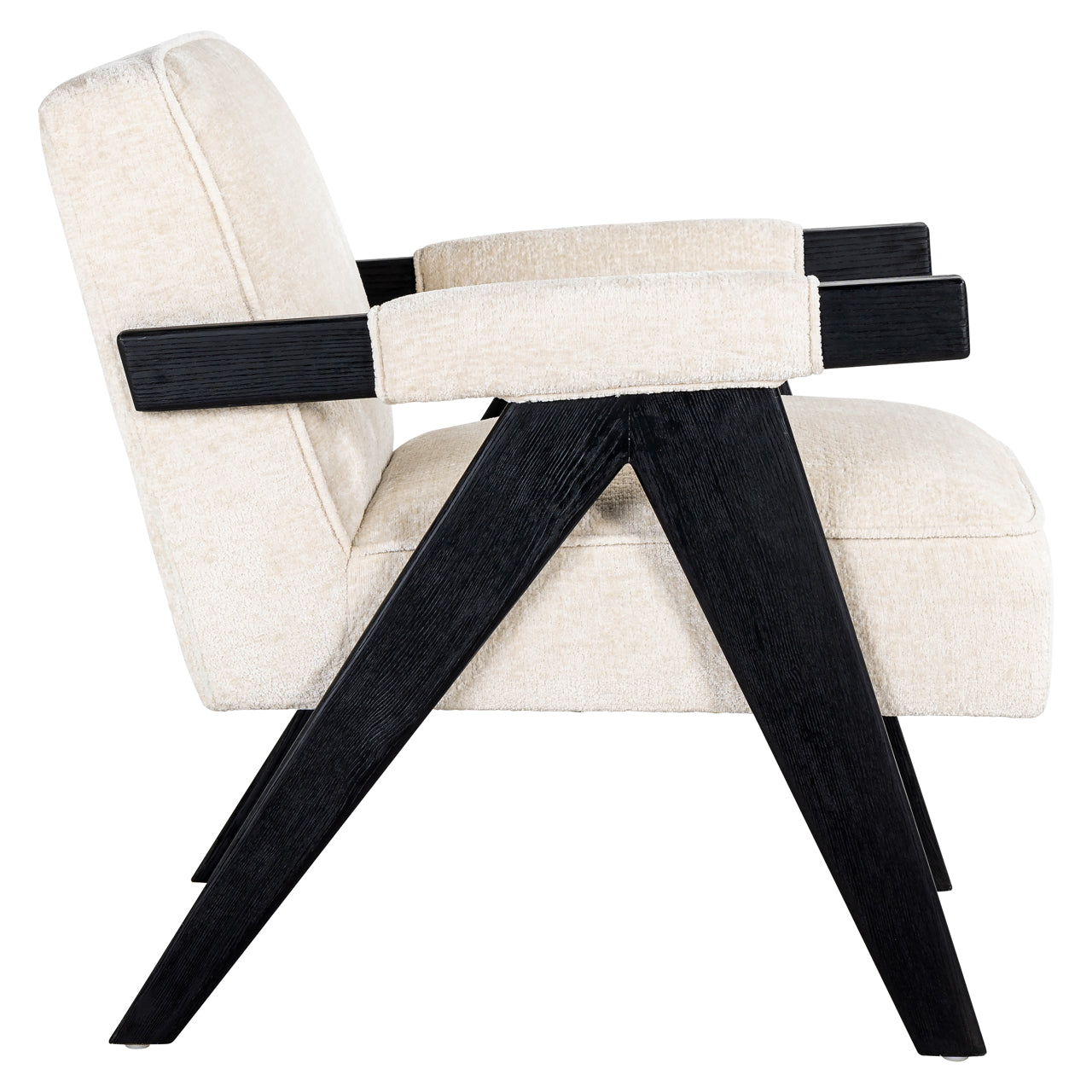 Cooper Chenille Armchair in White