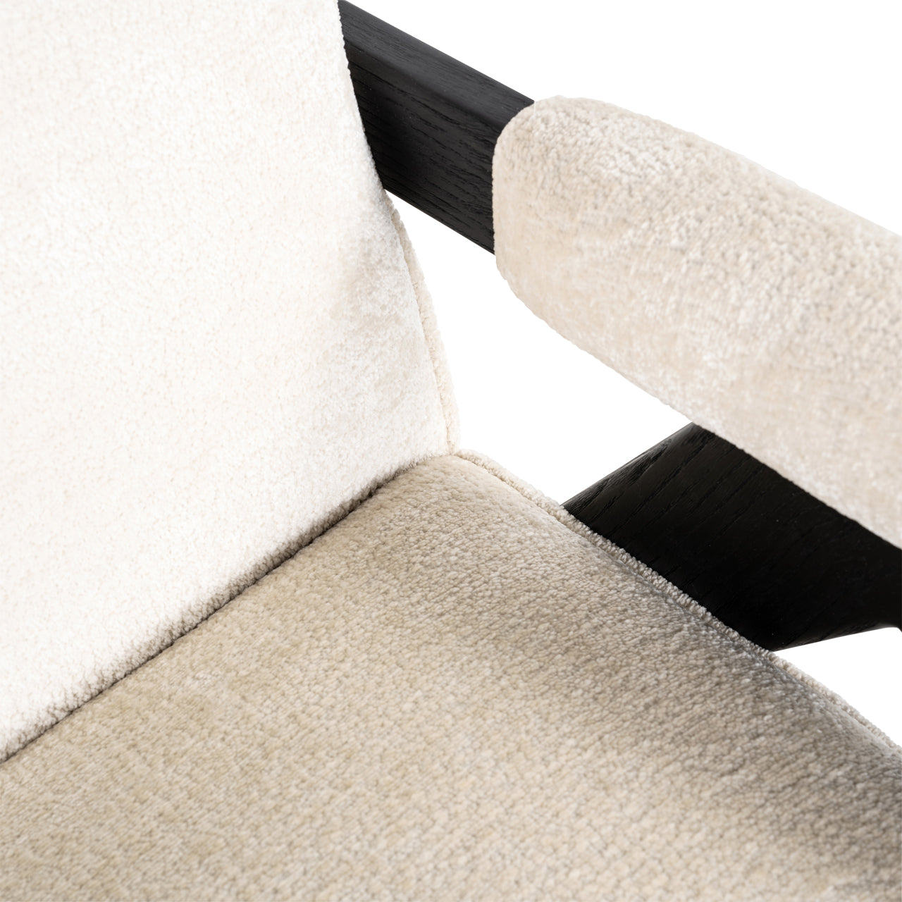 Cooper Chenille Armchair in White