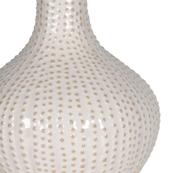 Cream Urchin vase