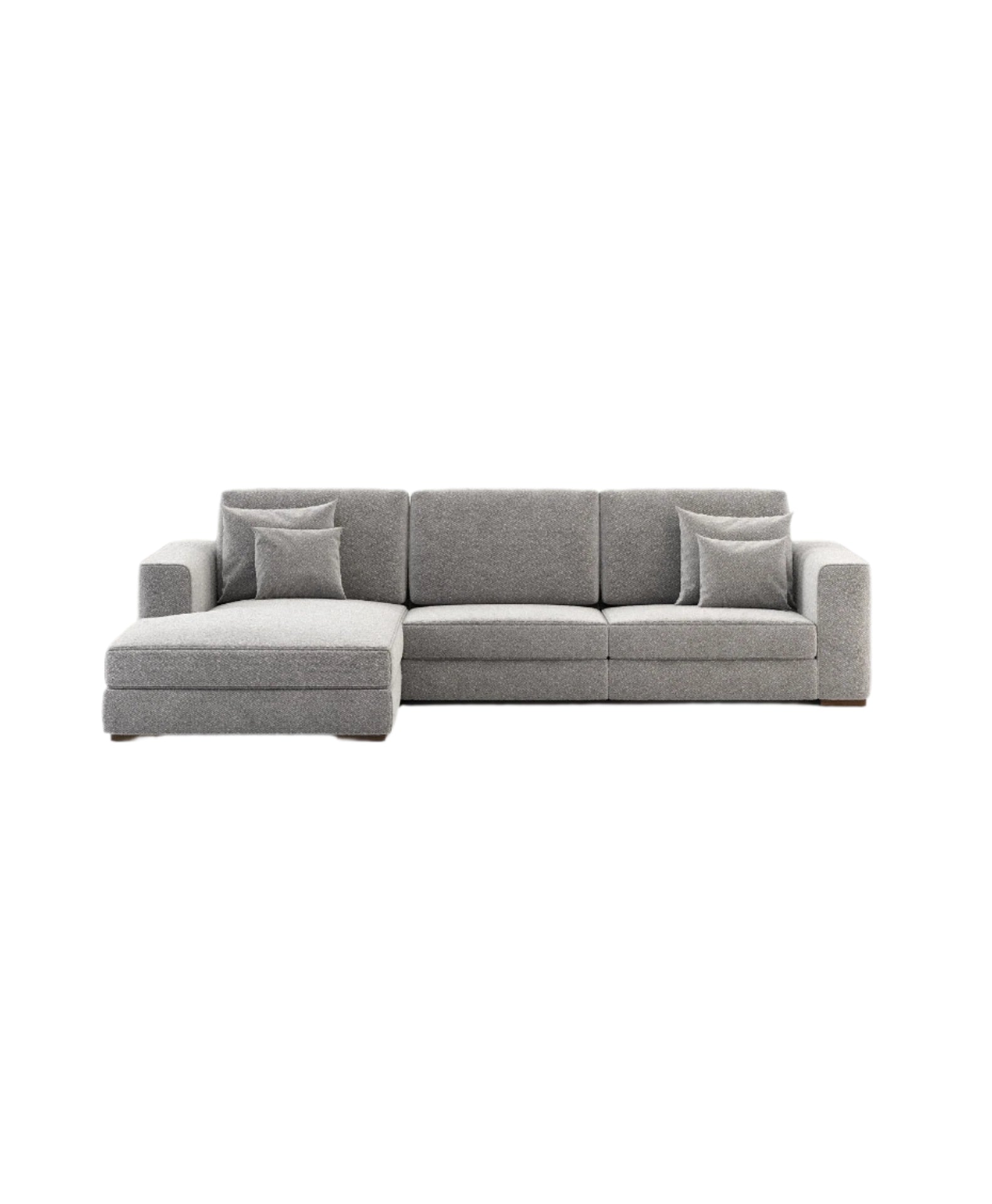Luxury Grey_sofa_with_chaise_longue_ Laskasas