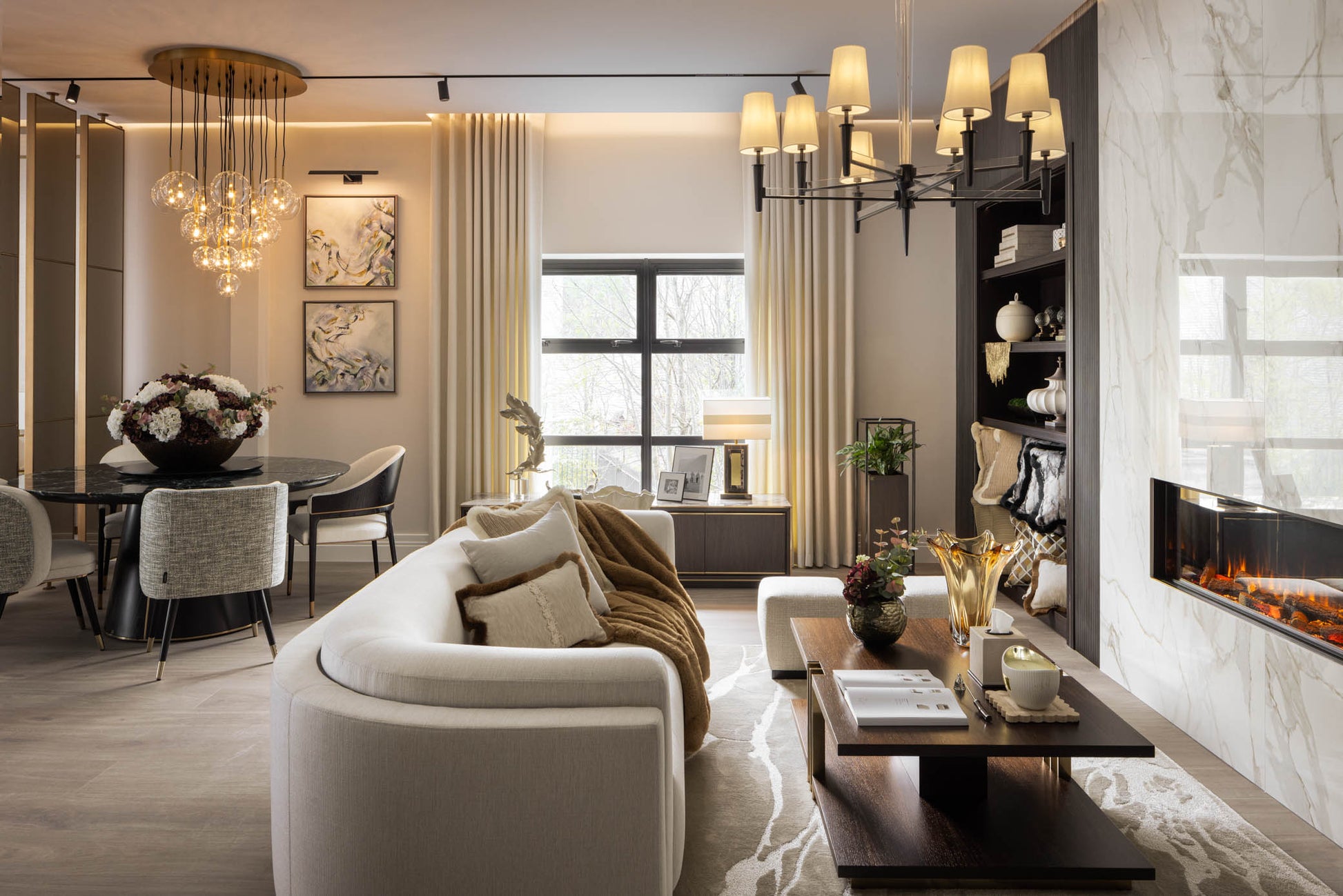 Lyra chandelier Visual Comfort 