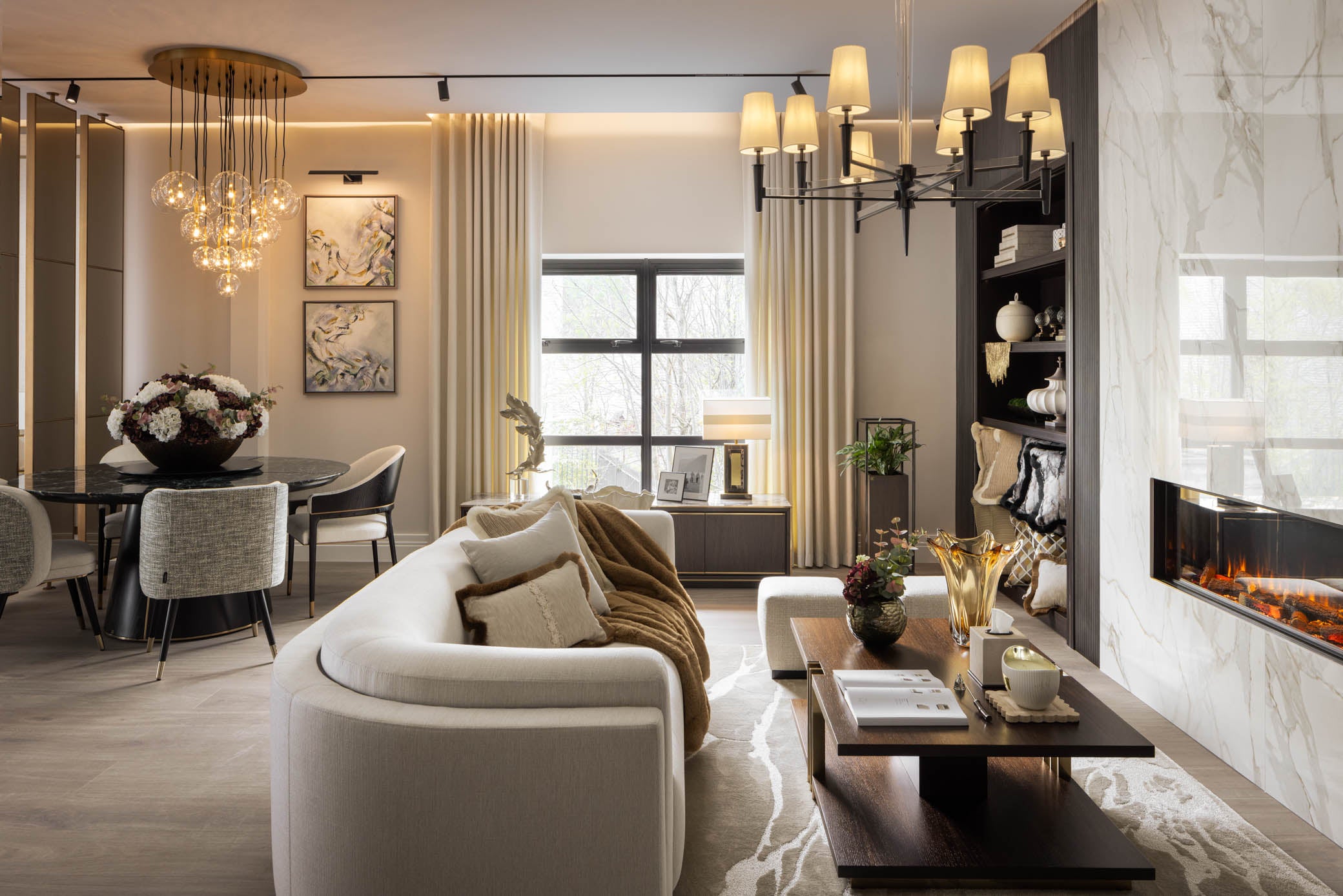 Lyra chandelier Visual Comfort 