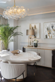 BY KEPI powdery marble dining table