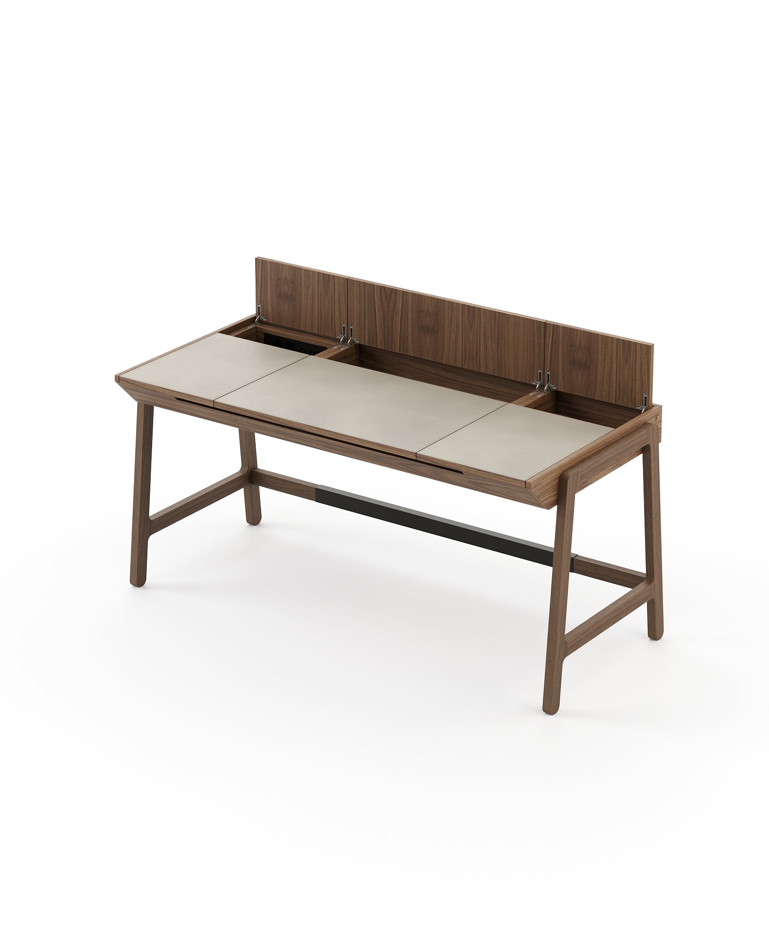 Bespoke Gatsby_Desk_with_leather_panels