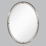 Gilded Cress Oval Mirror