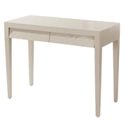 Light oak console dressing table with drawer