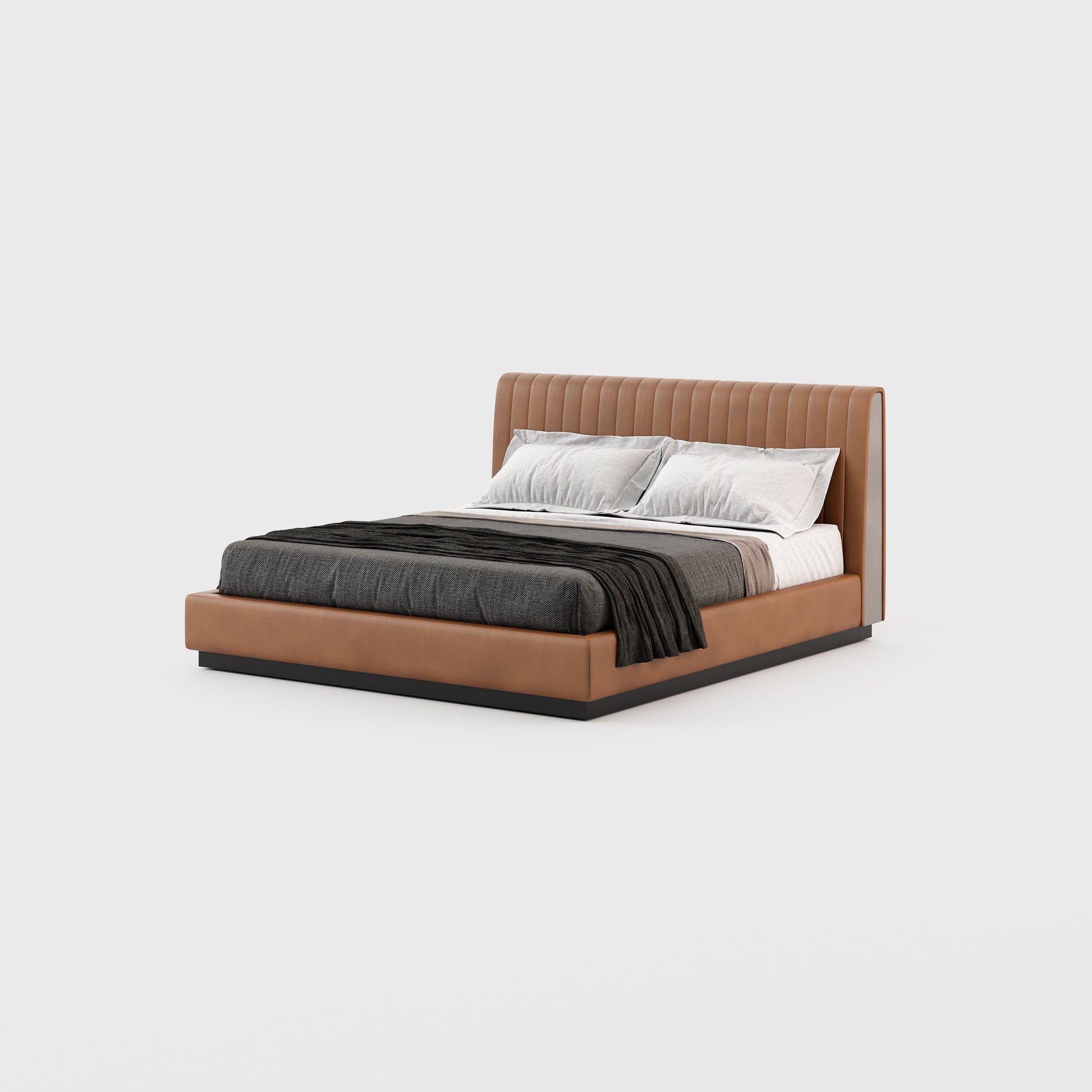 Harry Luxury upholstered leather bed Laskasas