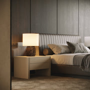 Harry Luxury upholstered leather bed Laskasas