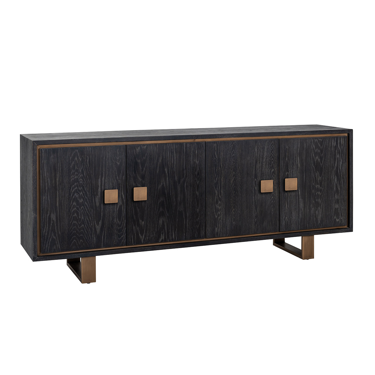 Hunter Heritage Sideboard in Black Rustic Finish