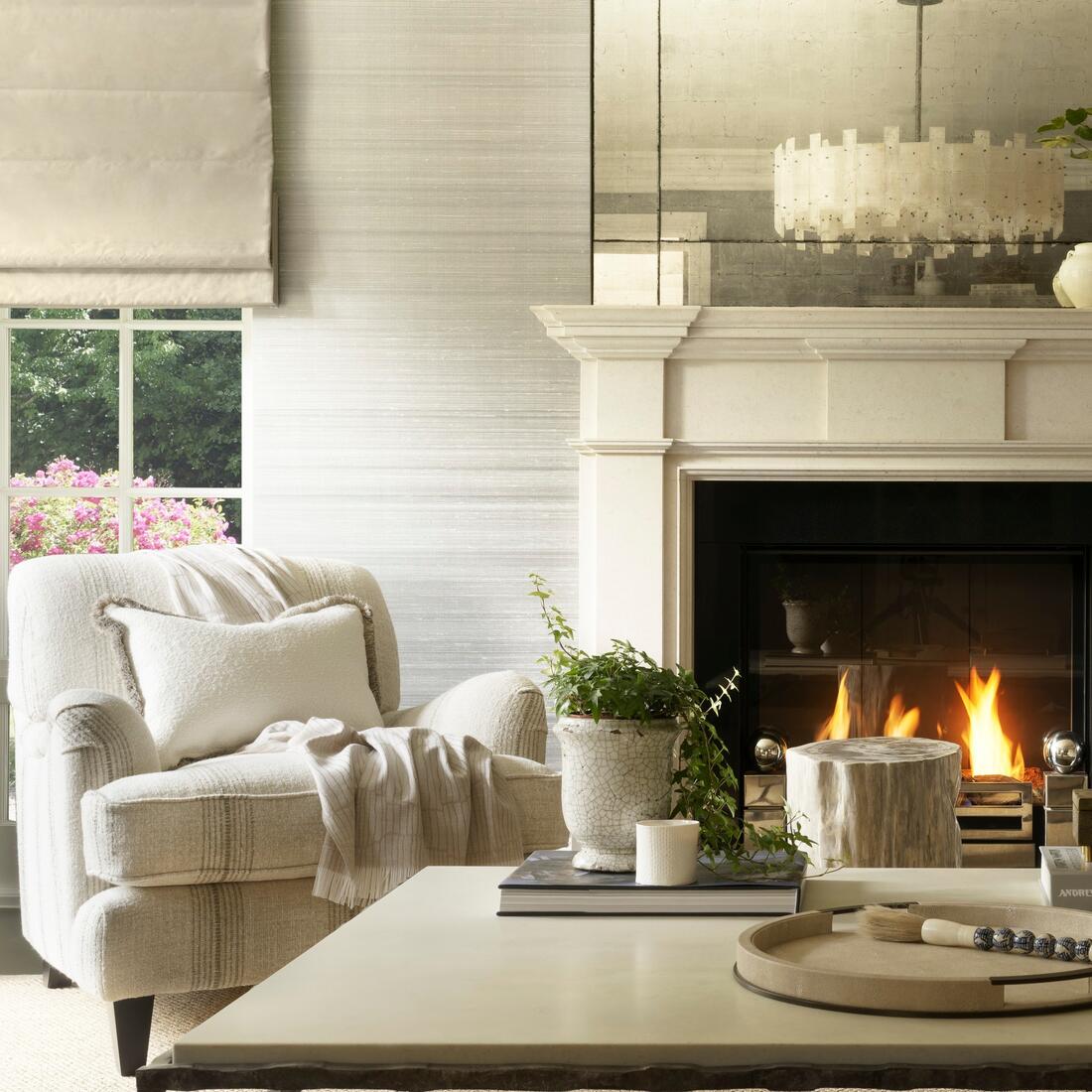 Huntsman Ivory Medium Rectangle Andrew Martin