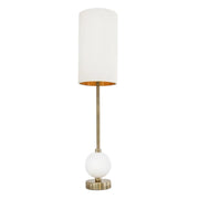 Tall Table Lamp with round marble base