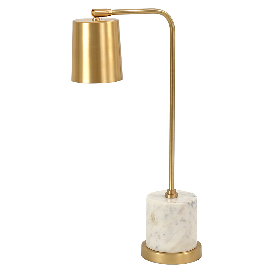 gold and marble desk lamp 