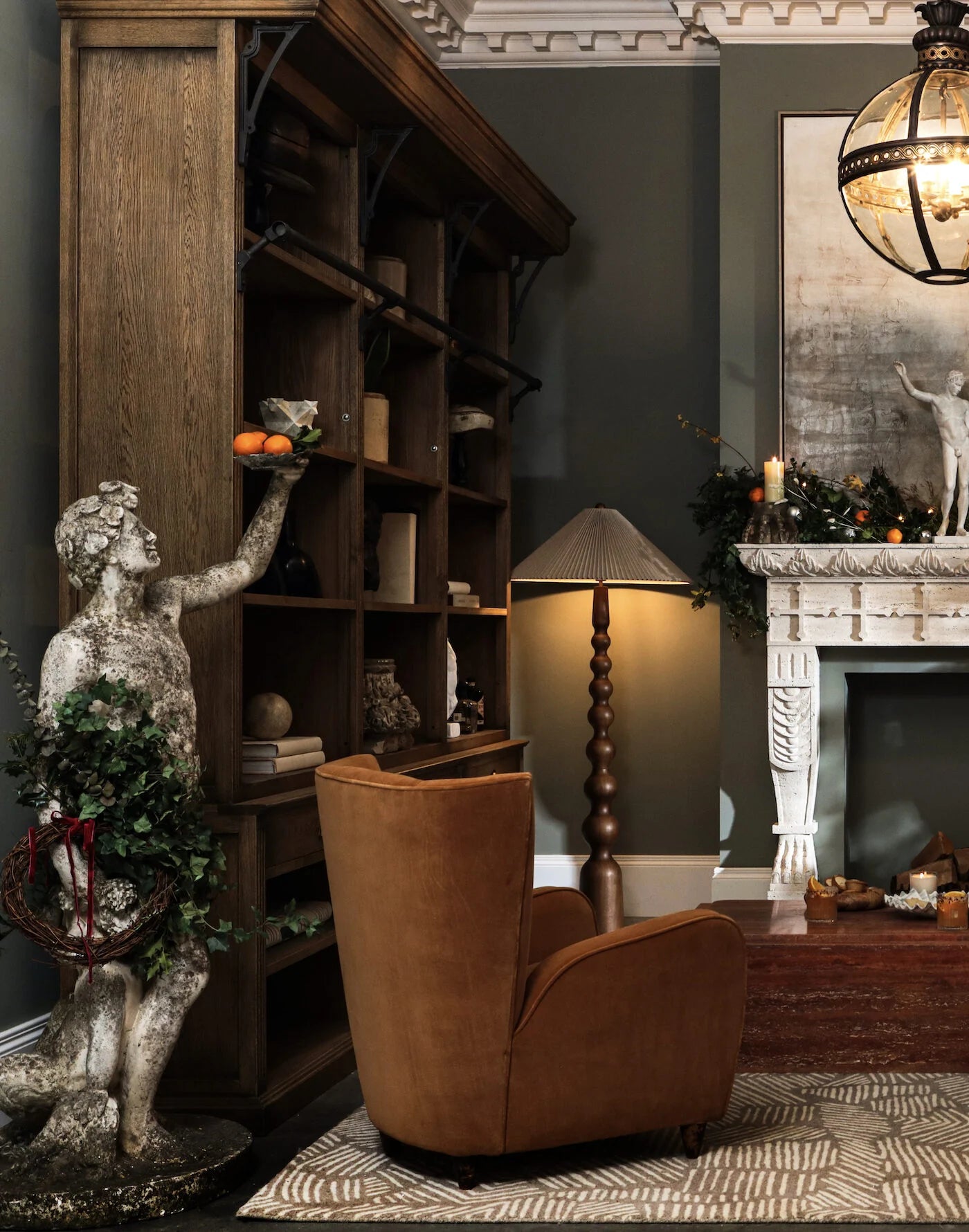 Kobe walnut floor light