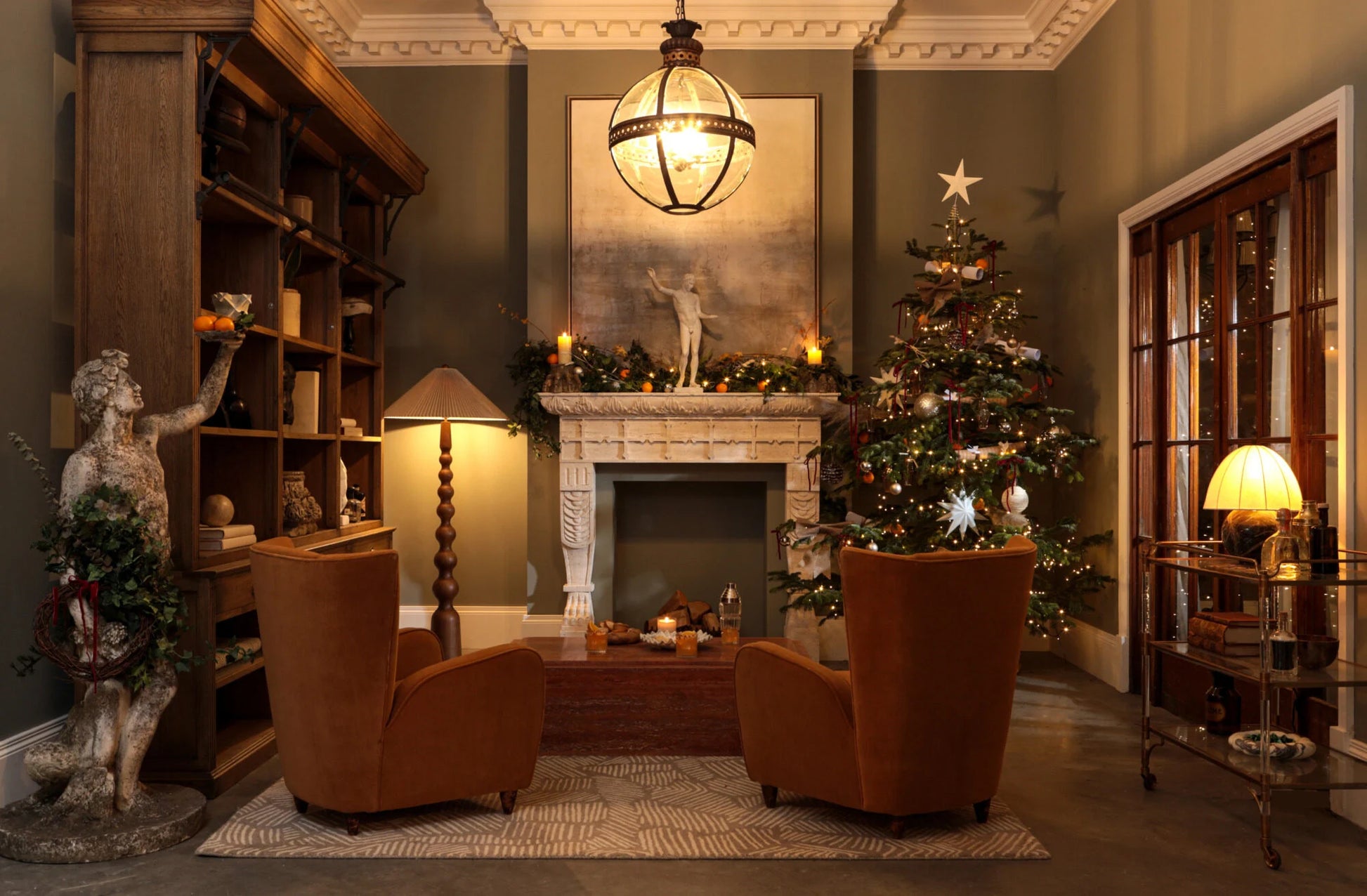 Kobe walnut floor light