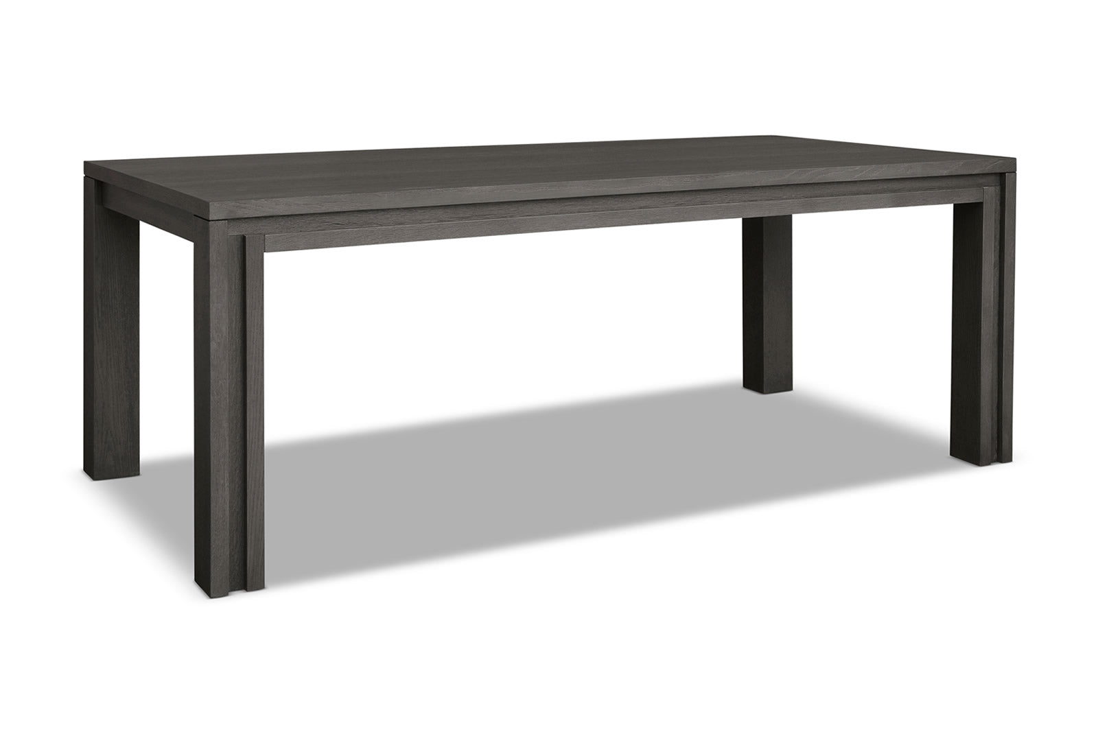 Grey oak veneear dining table