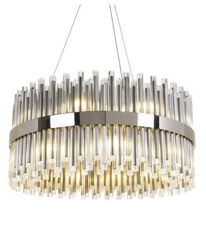 The Sterling Nickel Finish Chandelier
