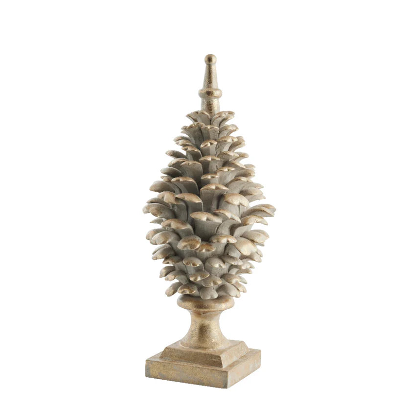 Luxury gold christmas decorative pine cone Lene  Bjerre