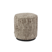 Taupe accent pouf 