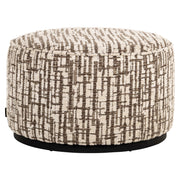 Lexia Accent Pouffe 70 cm in Upholstered Fabric