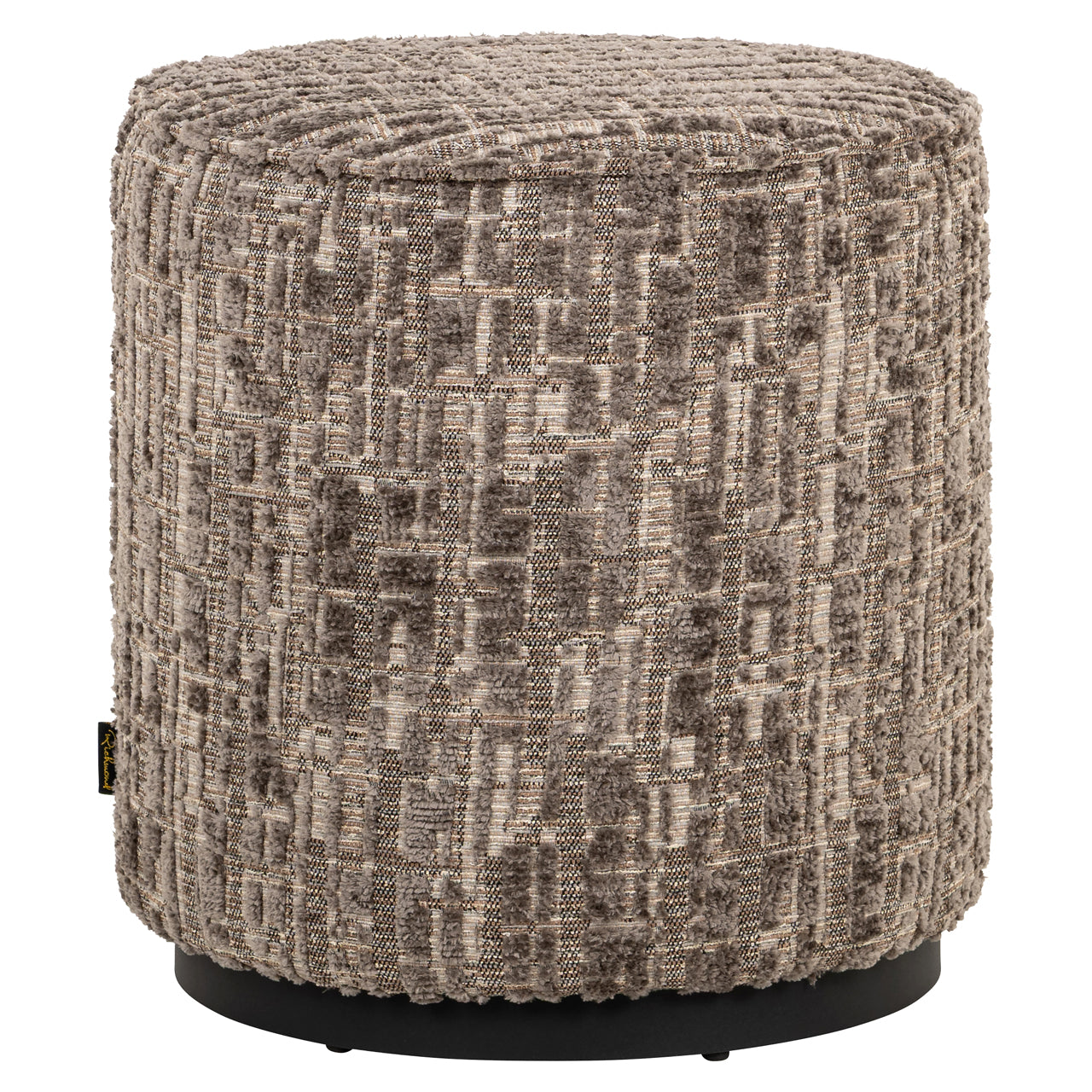 Lexia Accent Pouffe 45cm in Upholstered Fabric